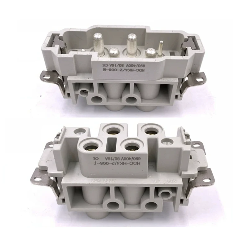 80A 4+2 kolíkový konektor Heavy Duty konektor